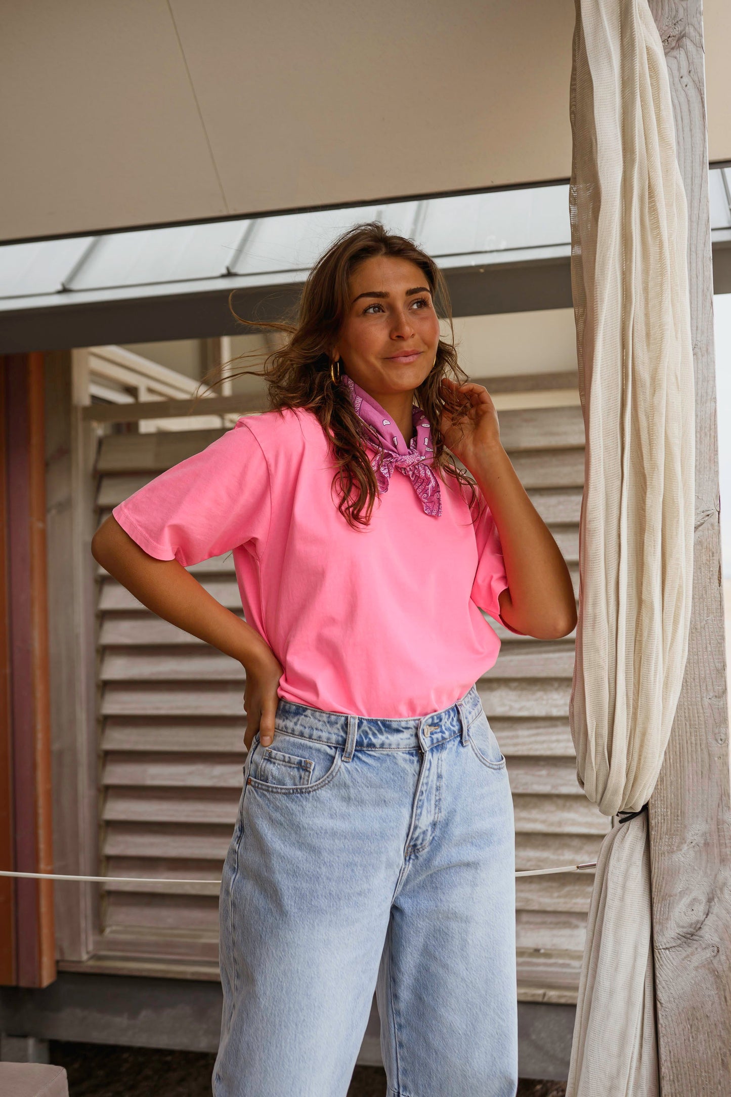 Neon Pink Lyne T-Shirt
