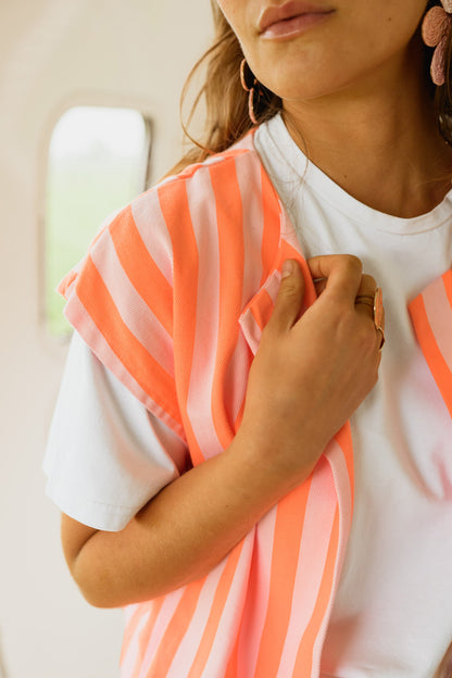 Orange Striped Leticia Jacket