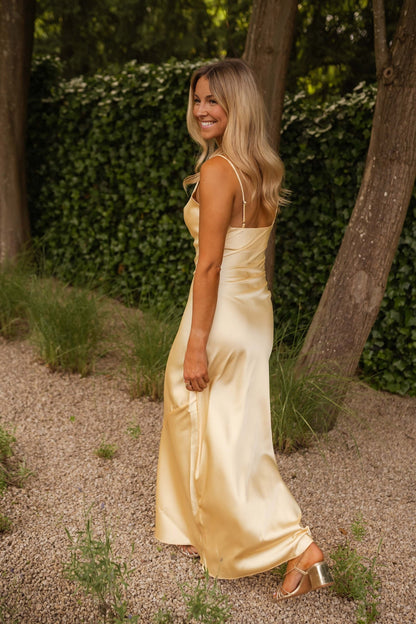 Pale Yellow Laura Dress