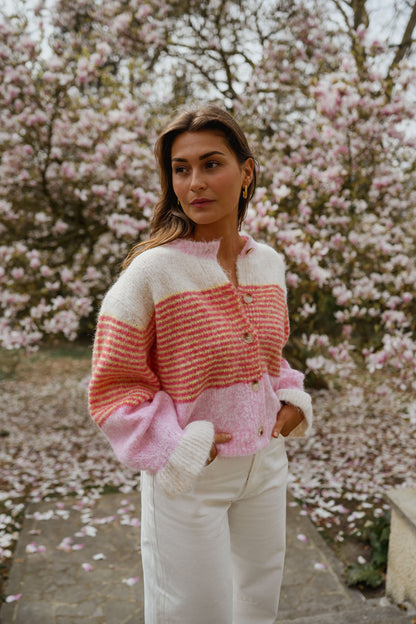 Pink Amren Cardigan