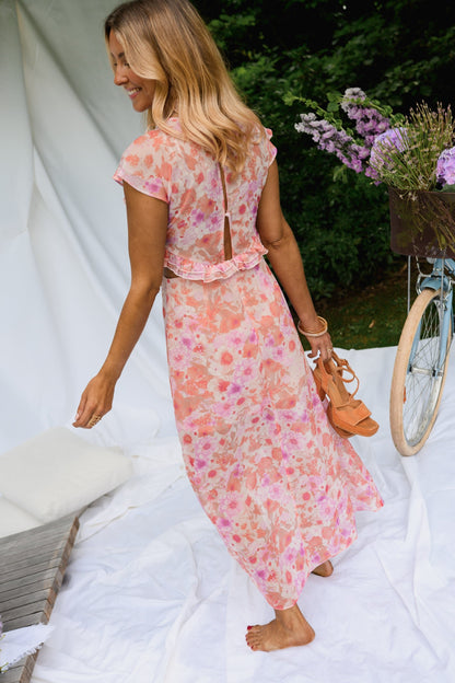Pink Floral Odile Dress