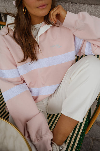 Pink And Grey Luna Sweater