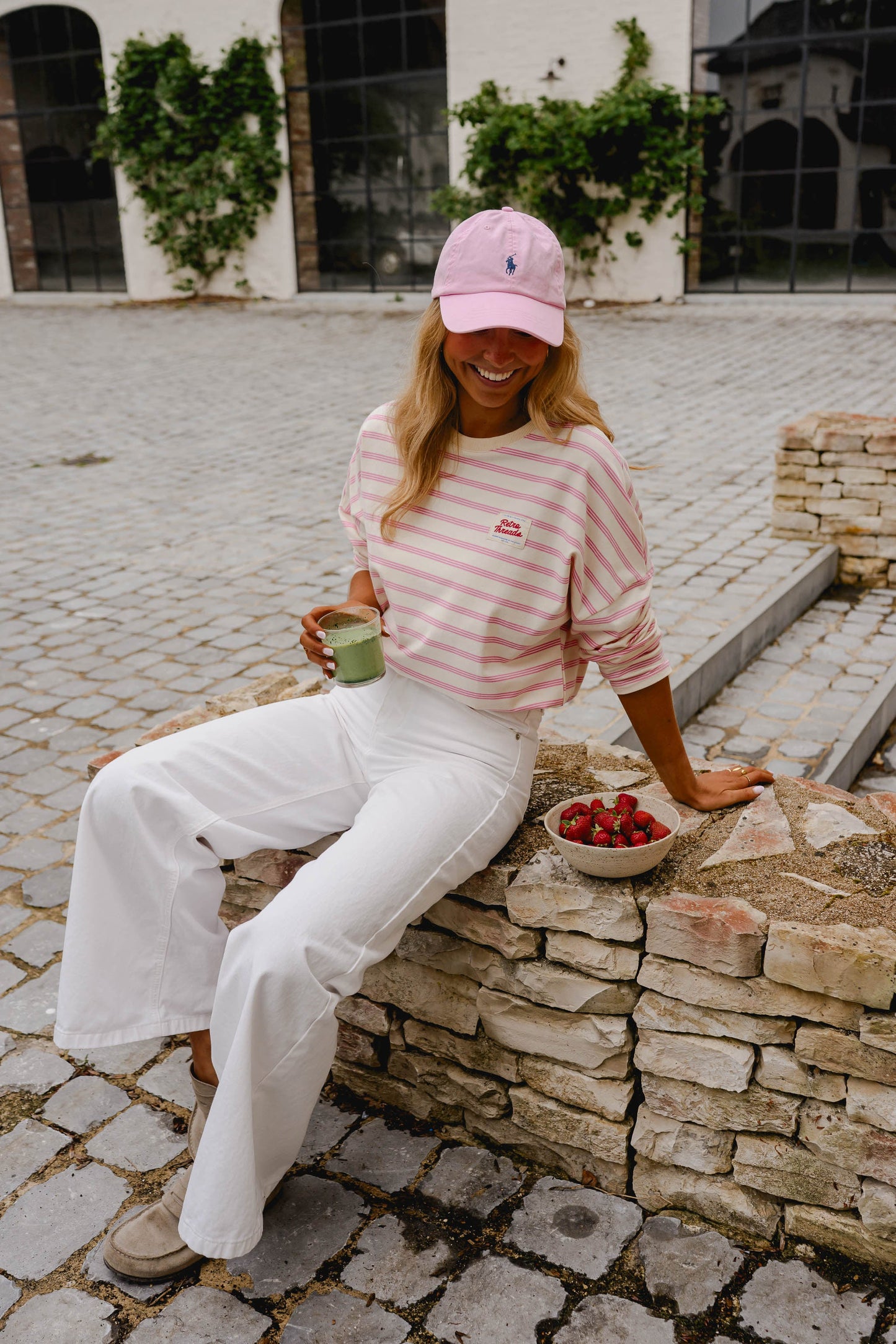 Pink Striped Dalti T-Shirt