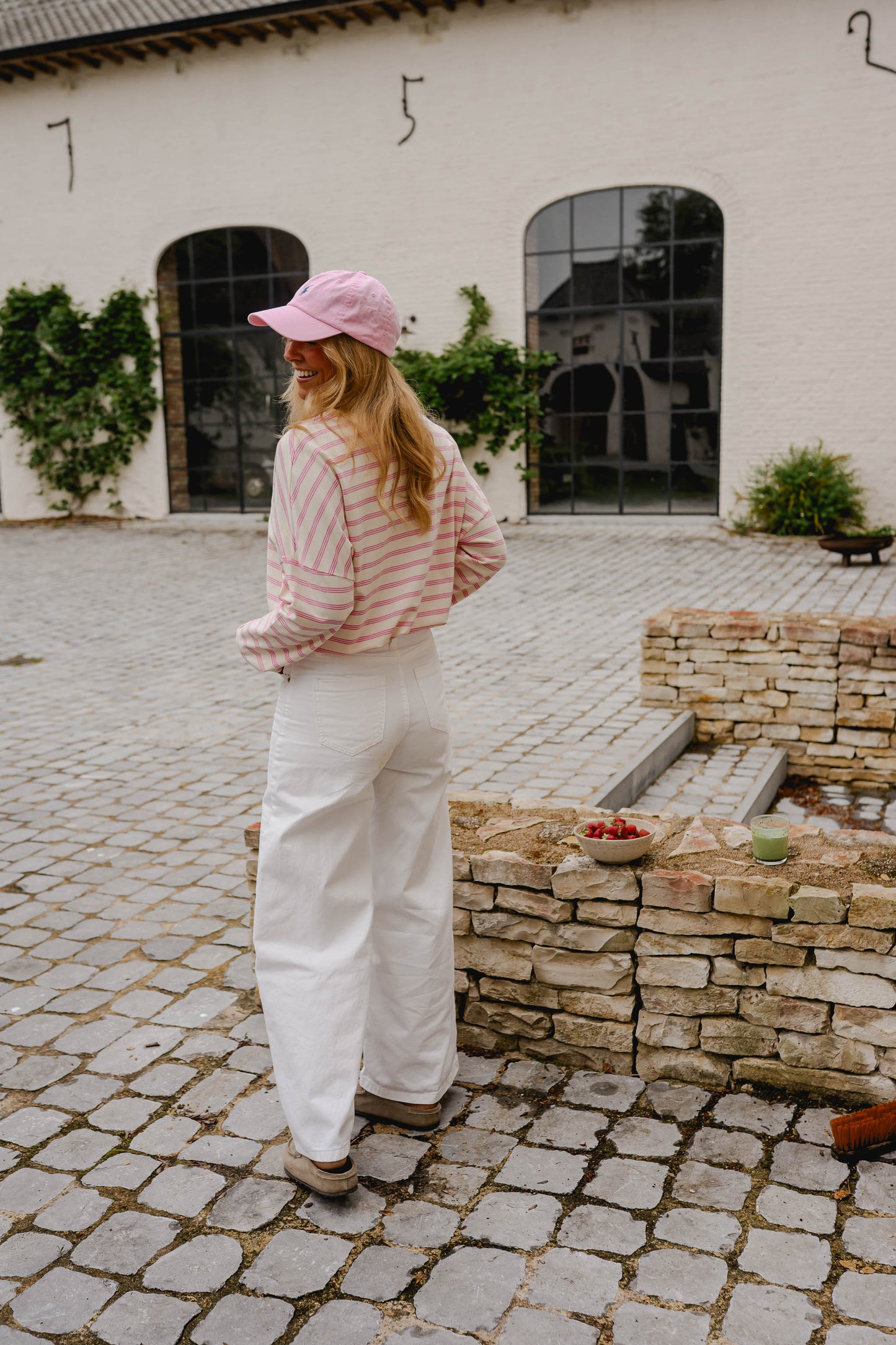Pink Striped Dalti T-Shirt