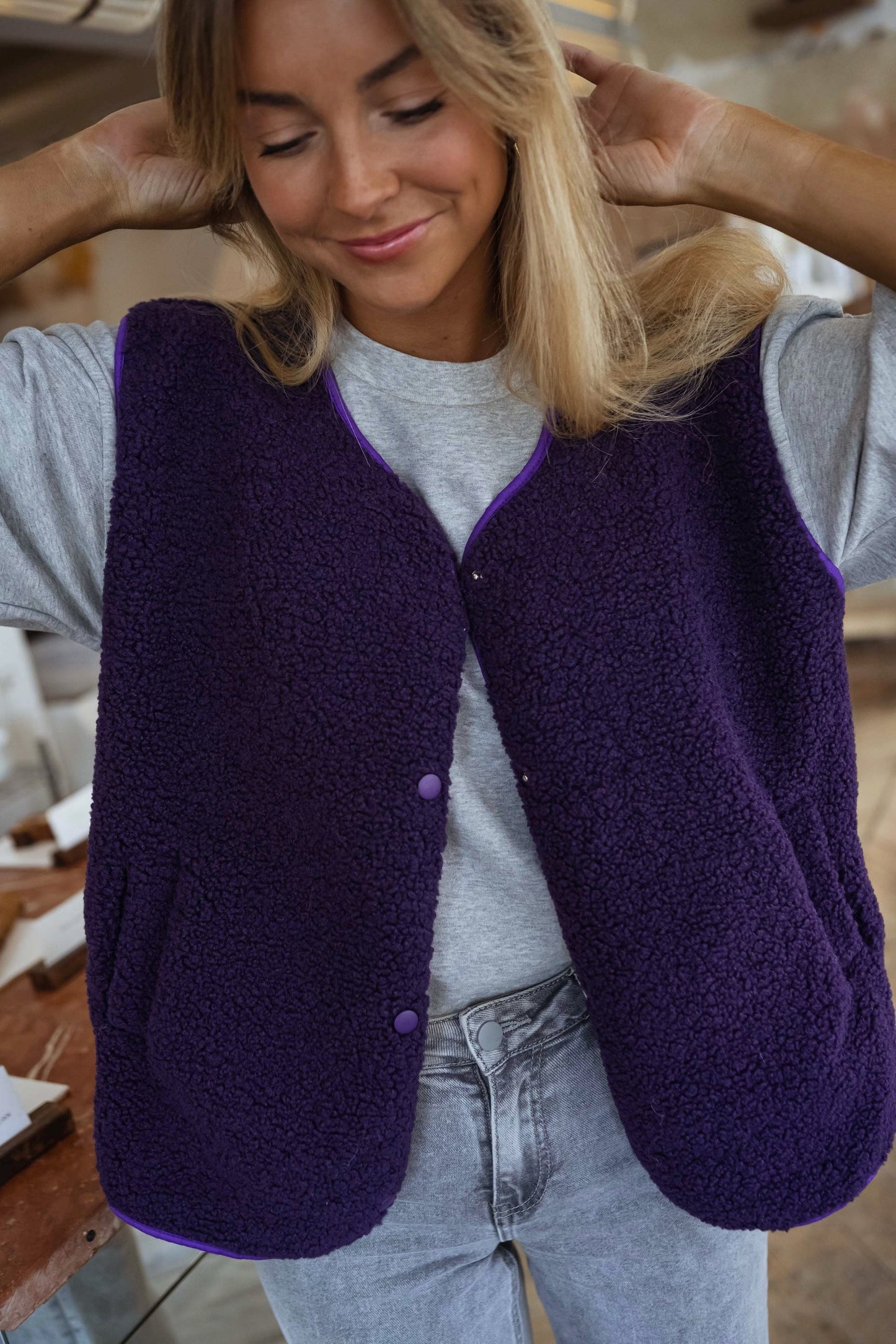 Purple Kara Vest