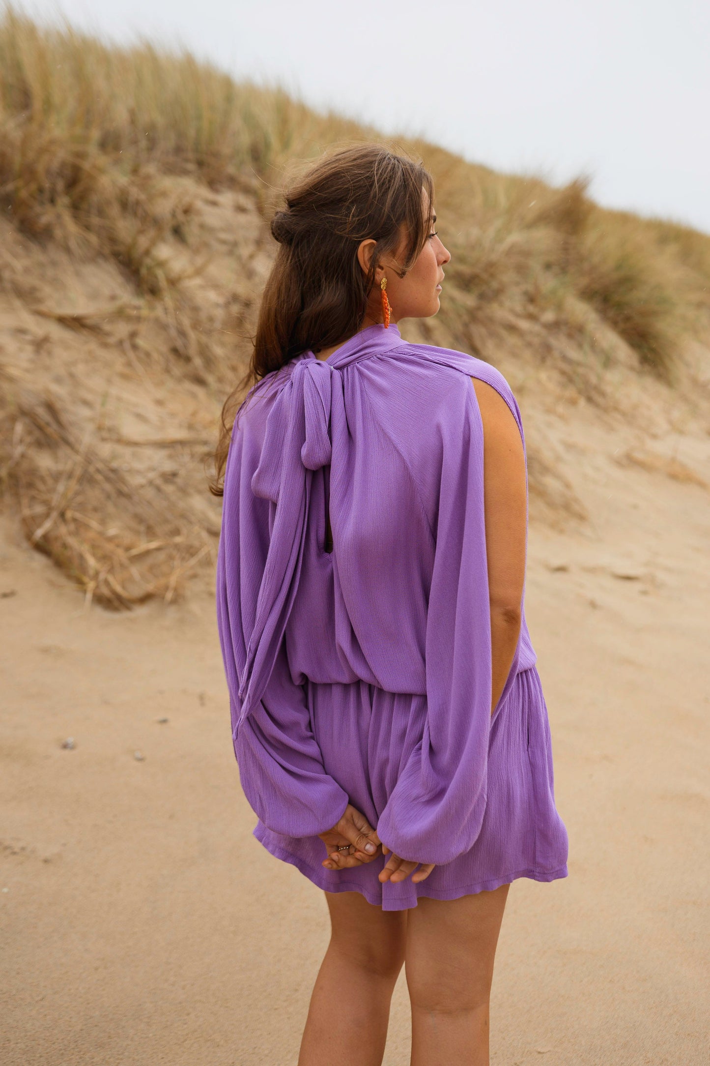 Purple Lexy Romper