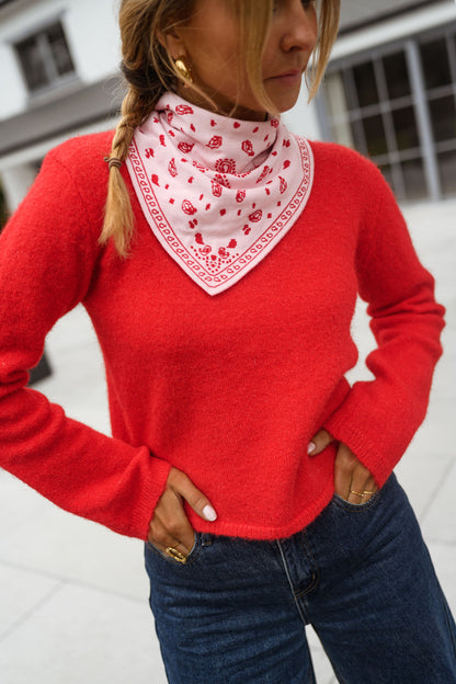 Red Adel Sweater