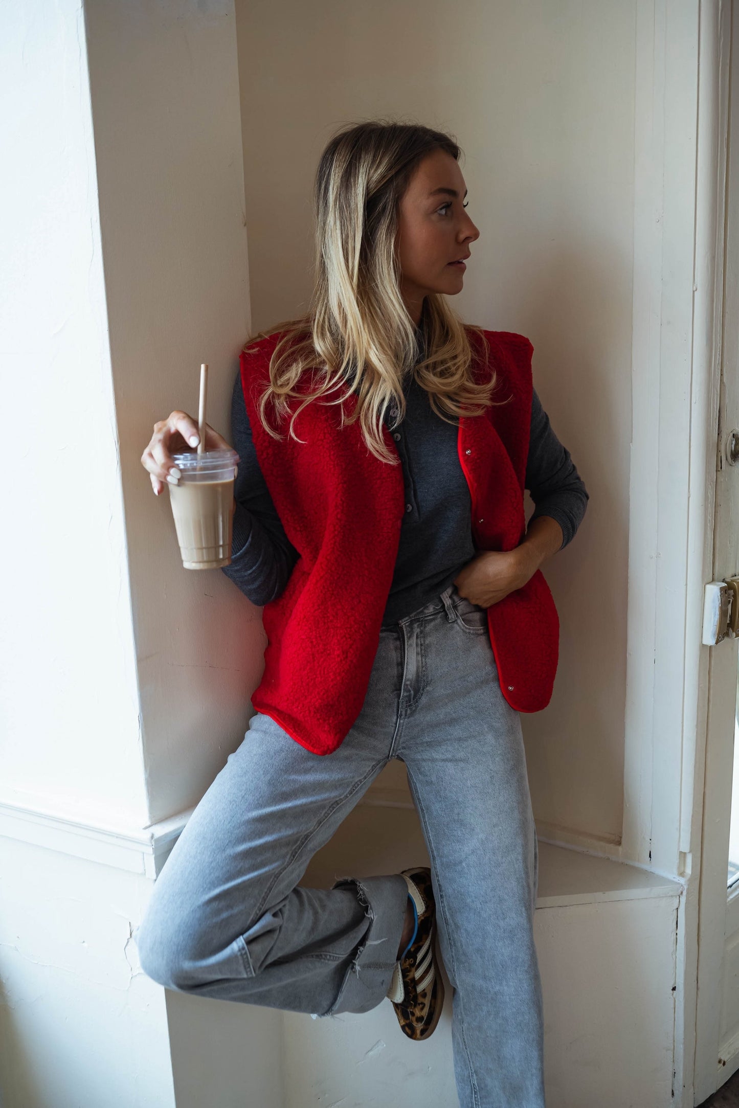 Red Kara Vest