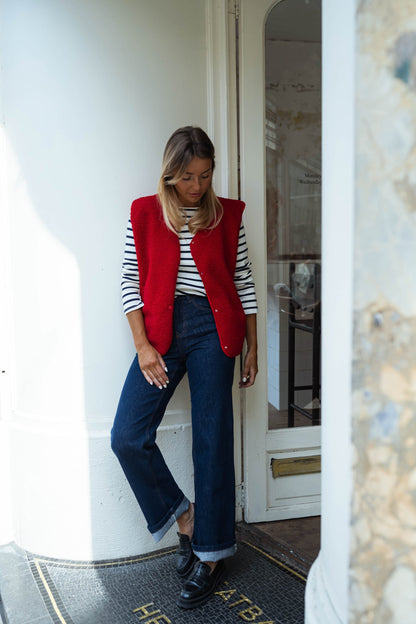 Red Kara Vest