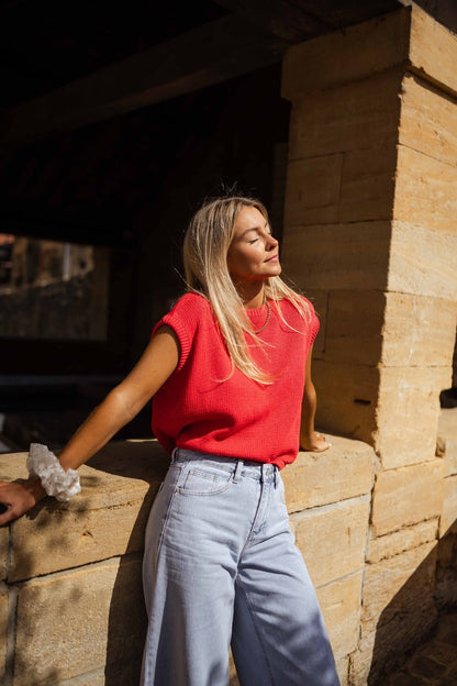 Red Kathia Sweater