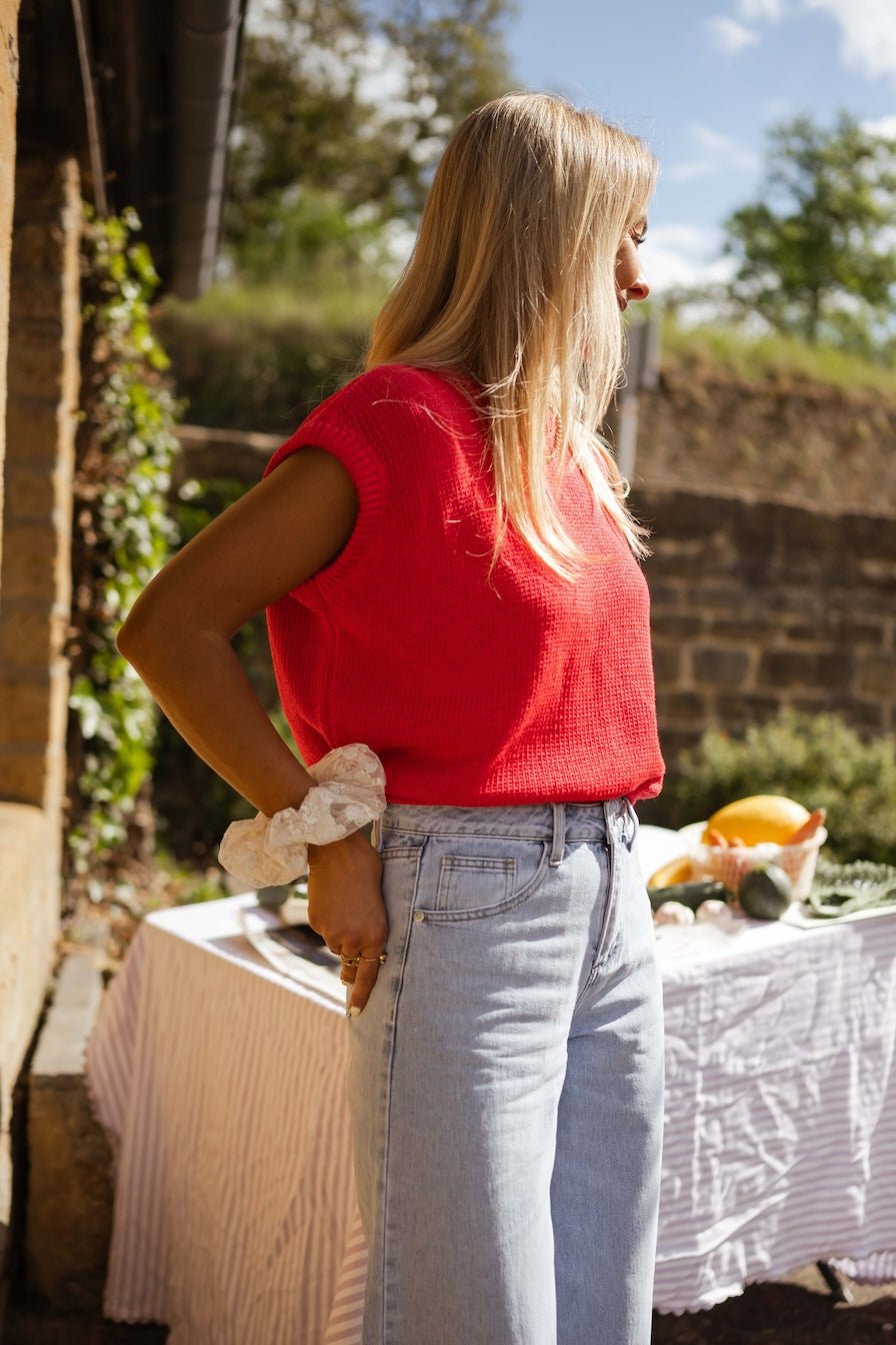 Red Kathia Sweater