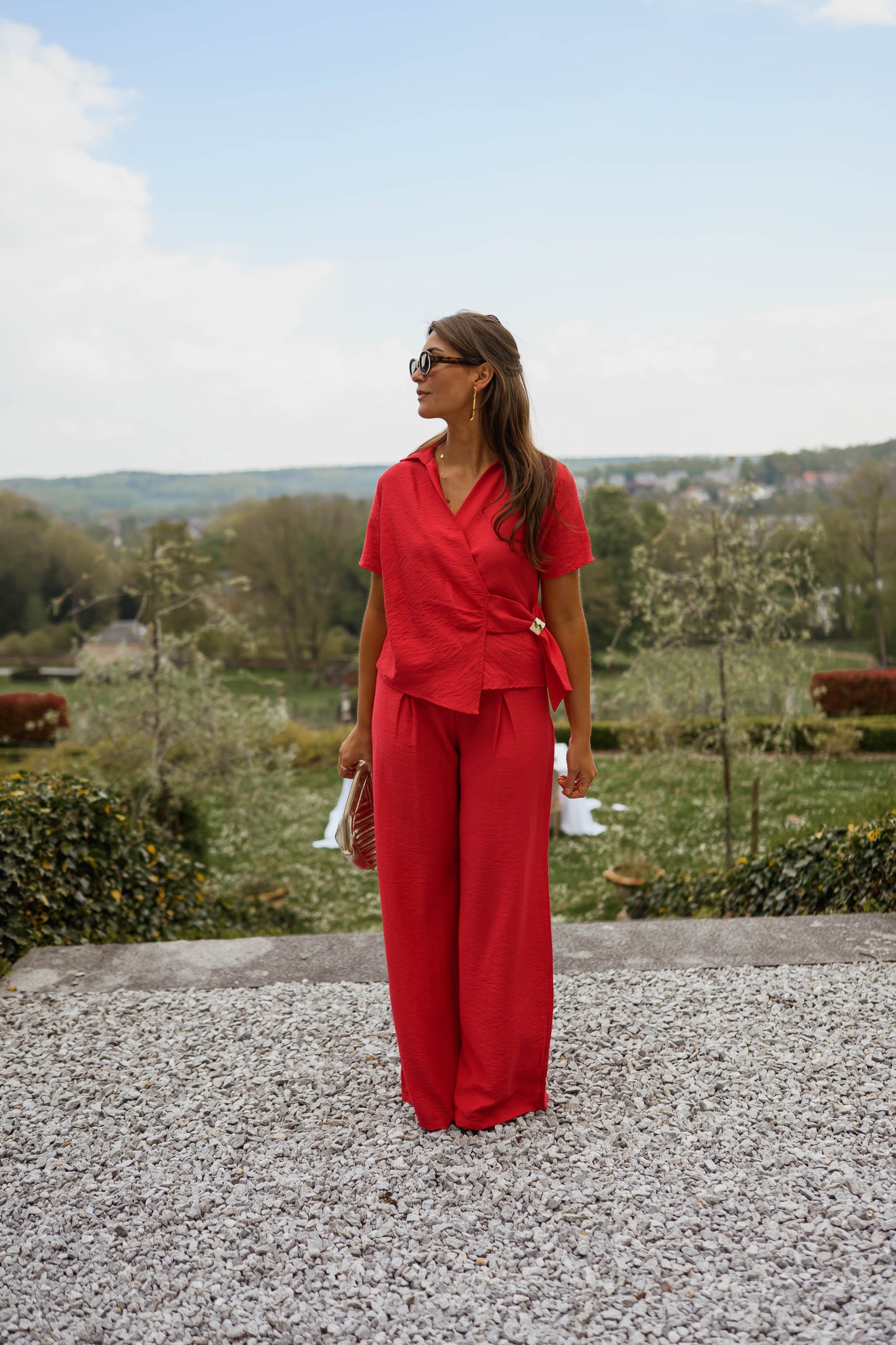Red Patricia Blouse