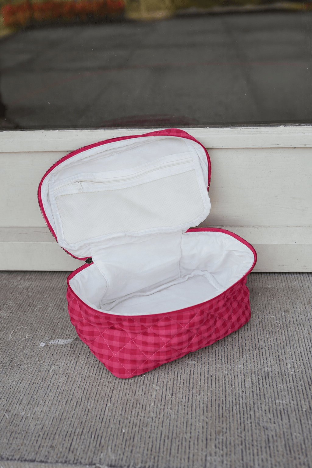 Pink Gingham Lamy Pouch