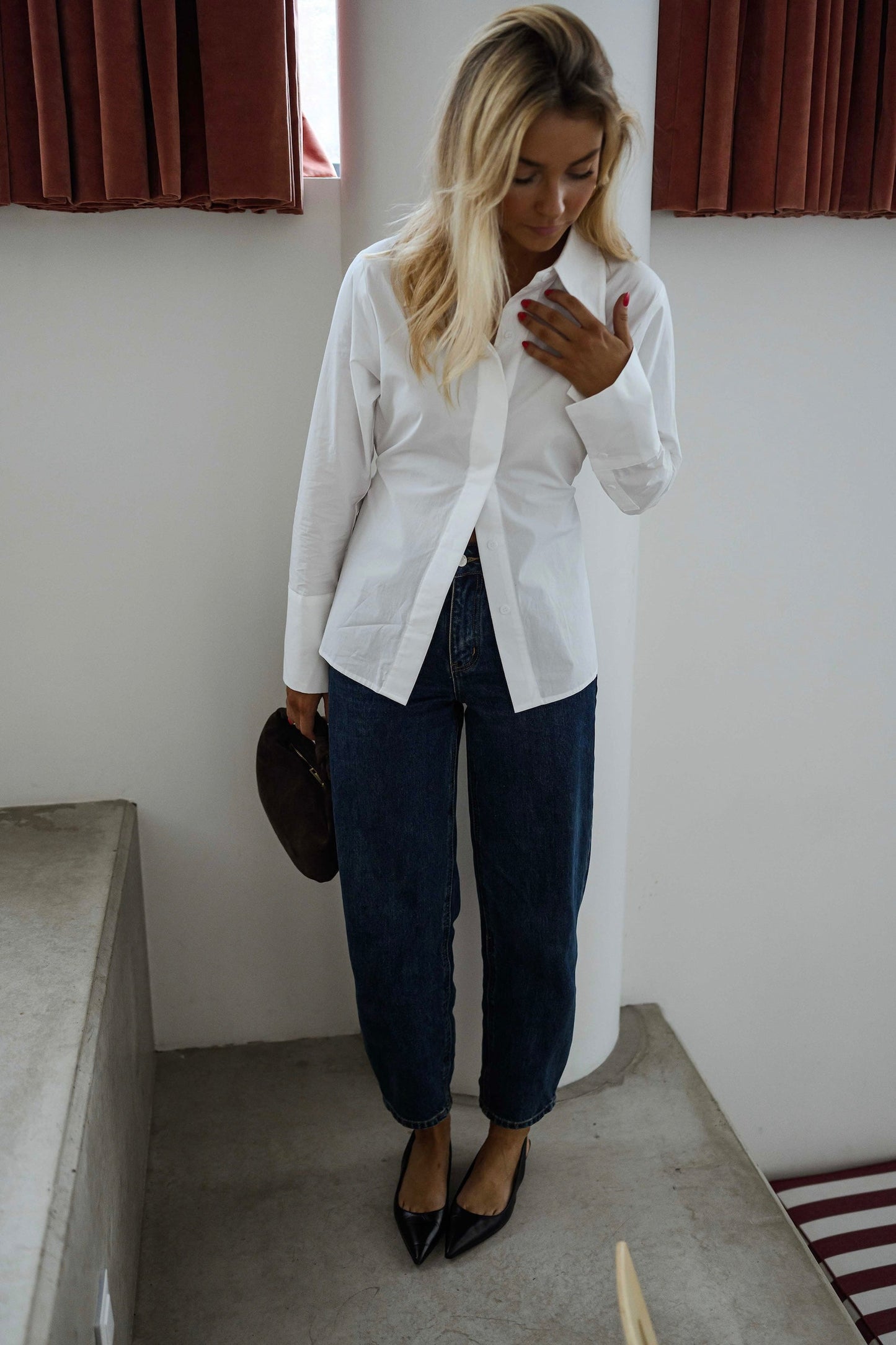 White Evolene Shirt