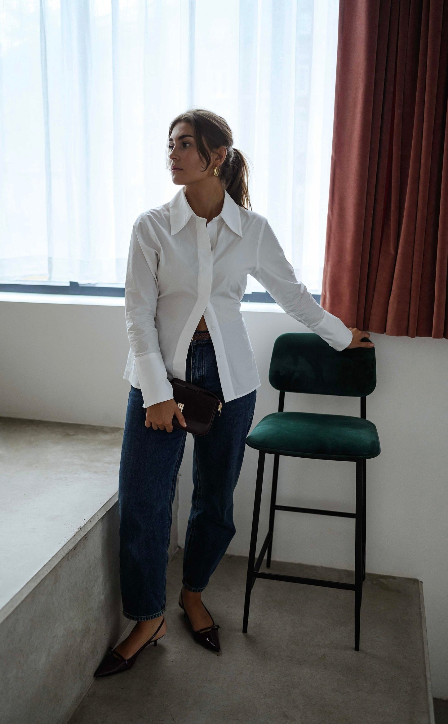 White Evolene Shirt