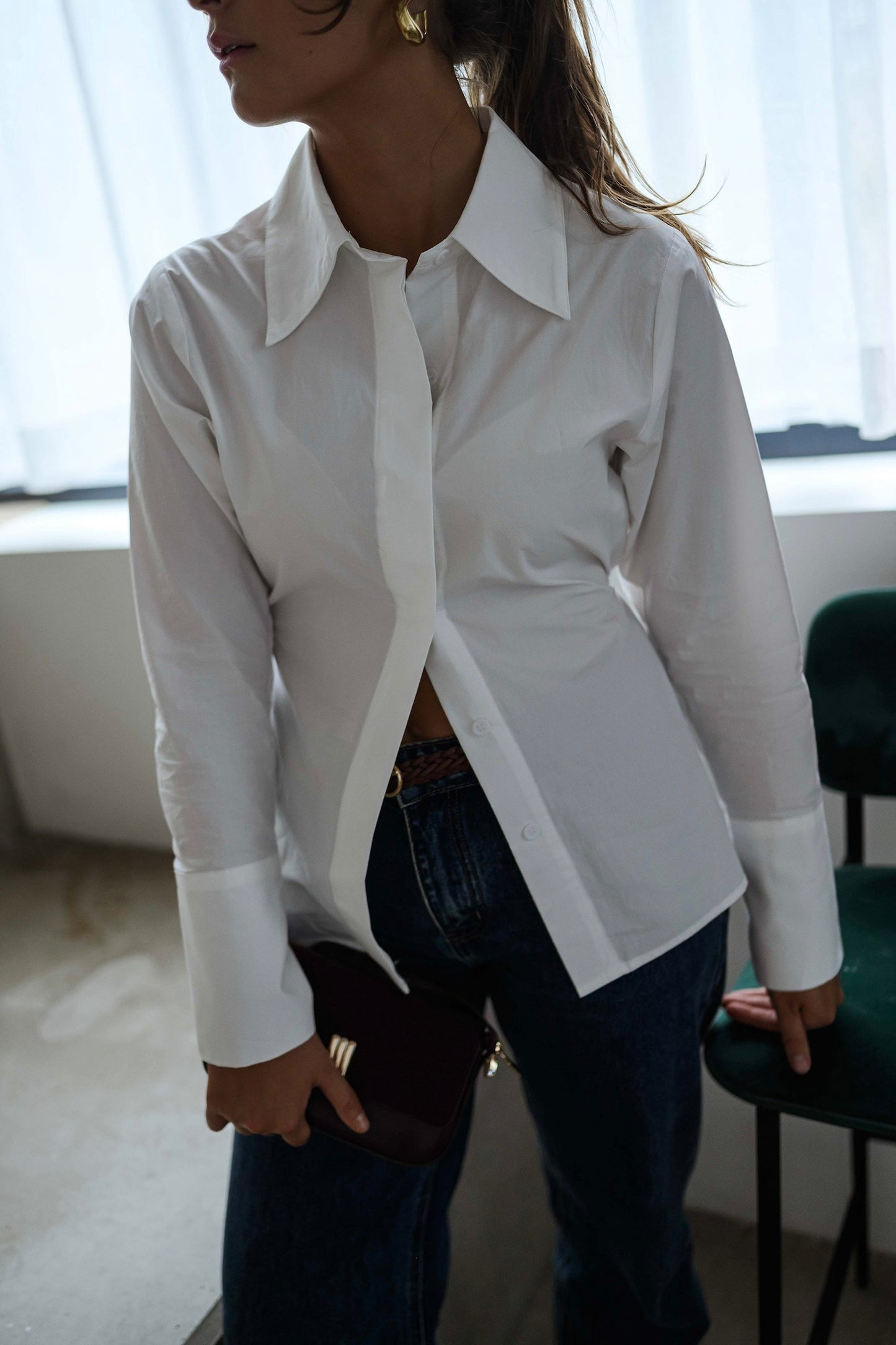 White Evolene Shirt