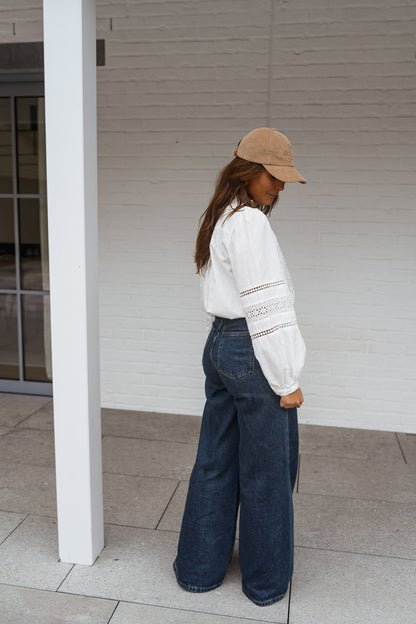 White Grain Blouse