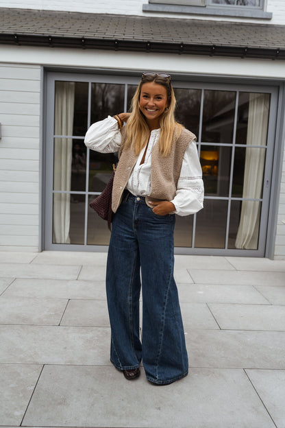 White Grain Blouse