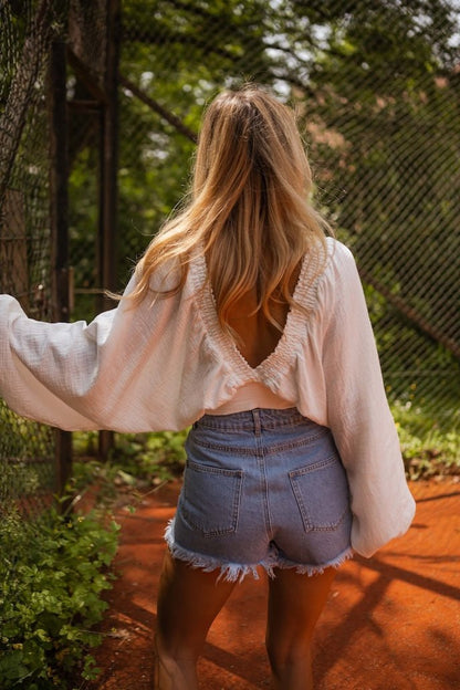 White Manoa Blouse