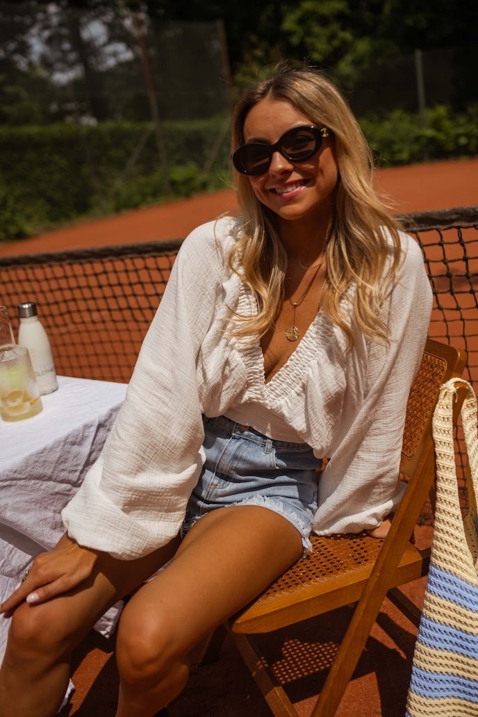 White Manoa Blouse