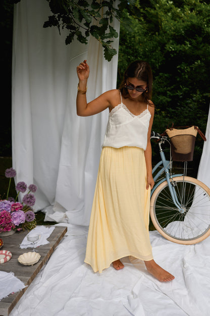 Yellow Augusta Skirt