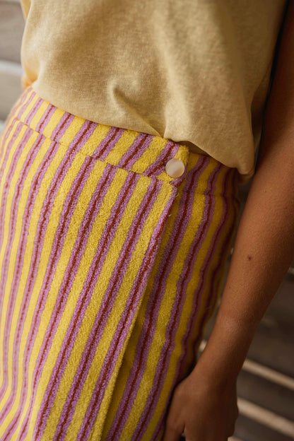 Yellow Striped Maisy Skirt