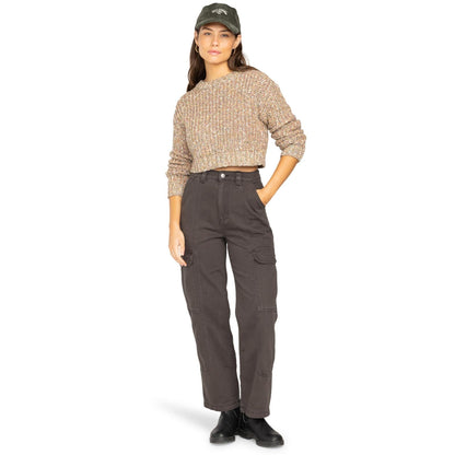 Billabong Womens Sunshine Relaxed Fit Cropped Jumper