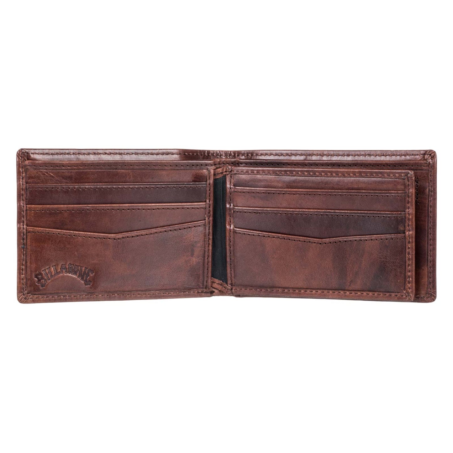 Billabong Mens Arch Leather  Tri-Fold Wallet