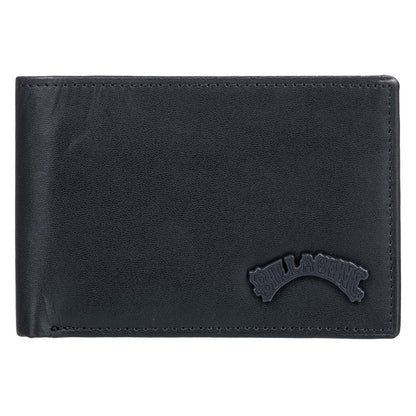 Billabong Mens Arch Leather  Tri-Fold Wallet