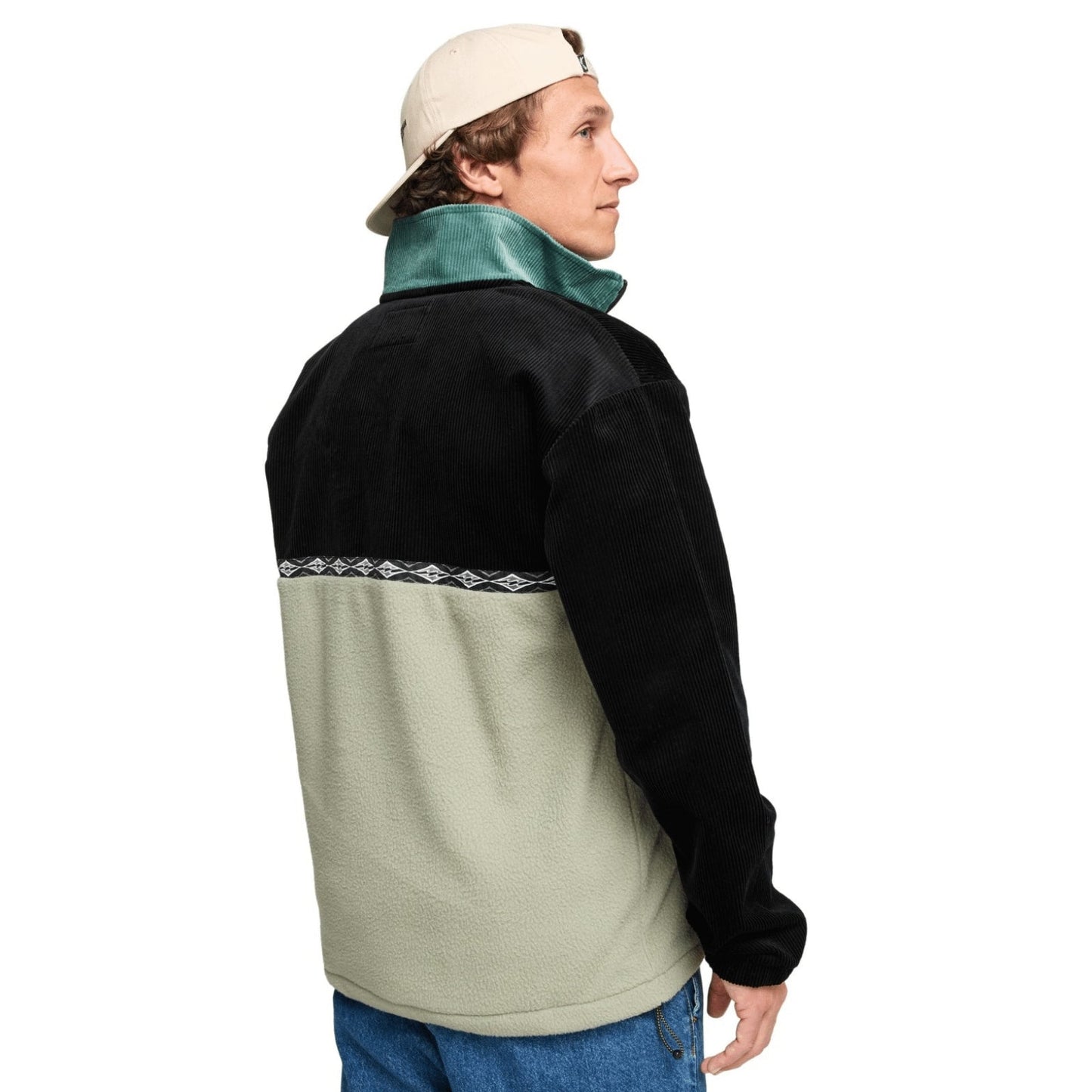Billabong Mens Space Lobster Half Zip Fleece