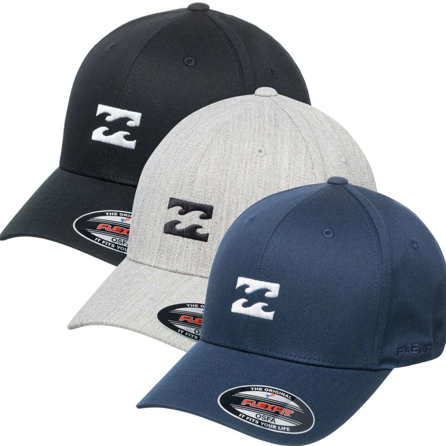 Billabong Mens All Day Flexfit  Baseball Cap