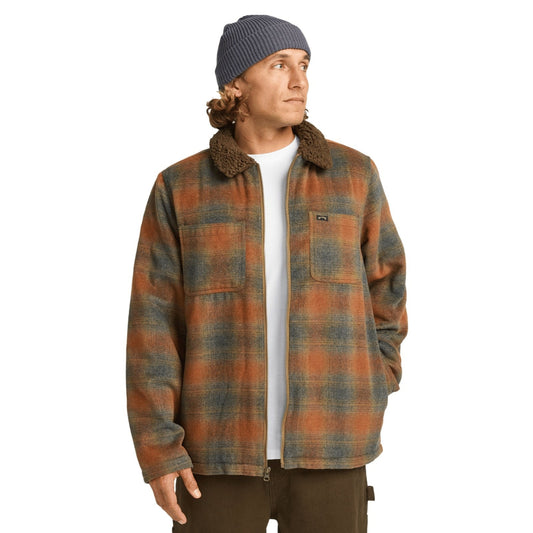 Billabong Mens Hills Sherpa Fleece Lined Shaket