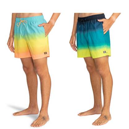 Billabong Mens All Day Fade Layback 16" Swim Swimming Shorts