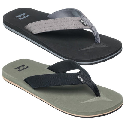 Billabong Mens All Day Canvas  Flip Flops