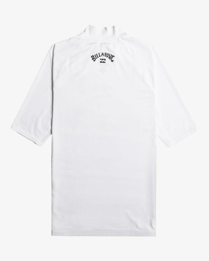 Billabong Mens Waves All Day Short Sleeve Swim Swimming Rash Vest