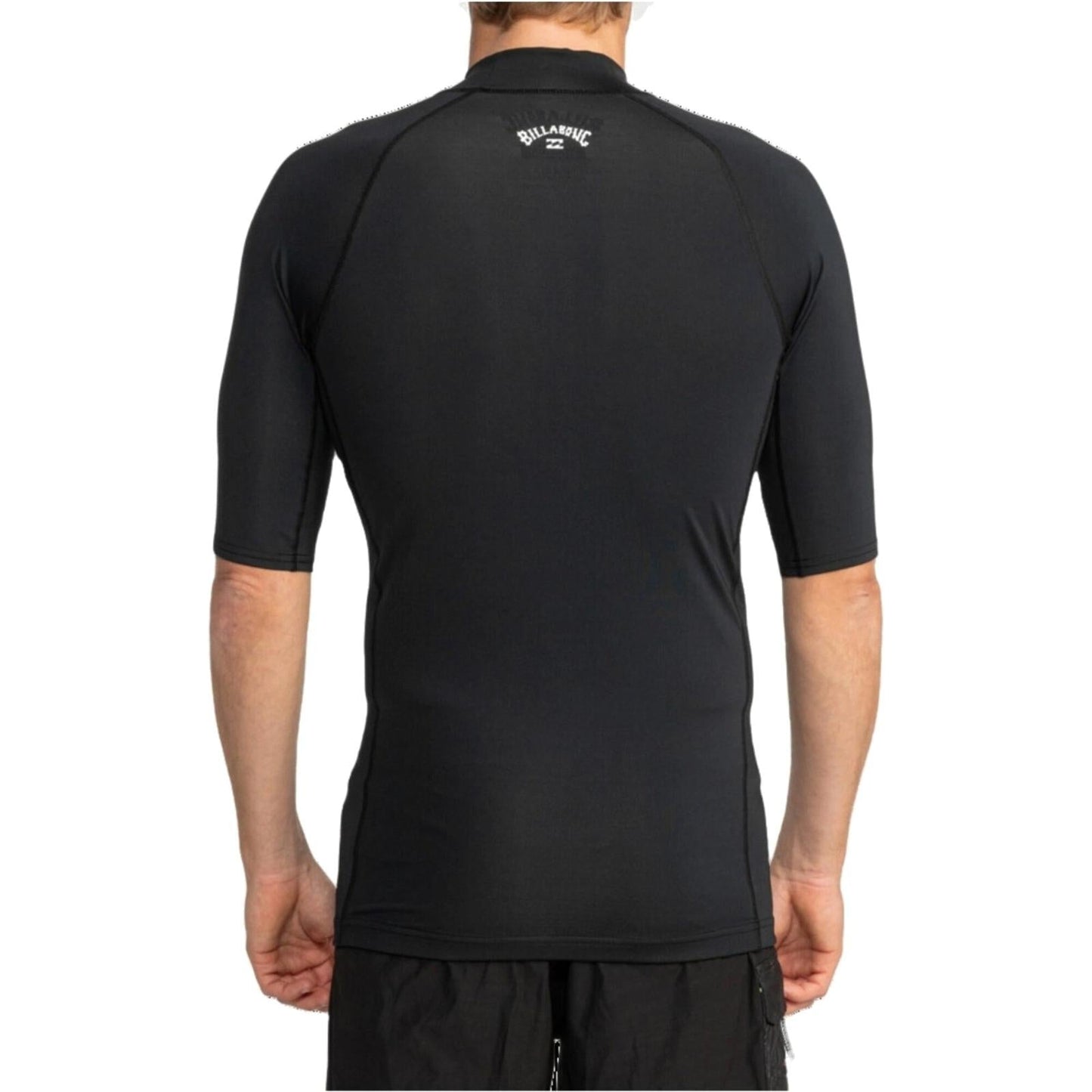 Billabong Mens Logo Surf Short Sleeve Rash Vest