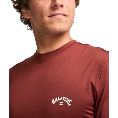 Billabong Mens Arch Wave 50+ UPF Short Sleeve Rash Vest