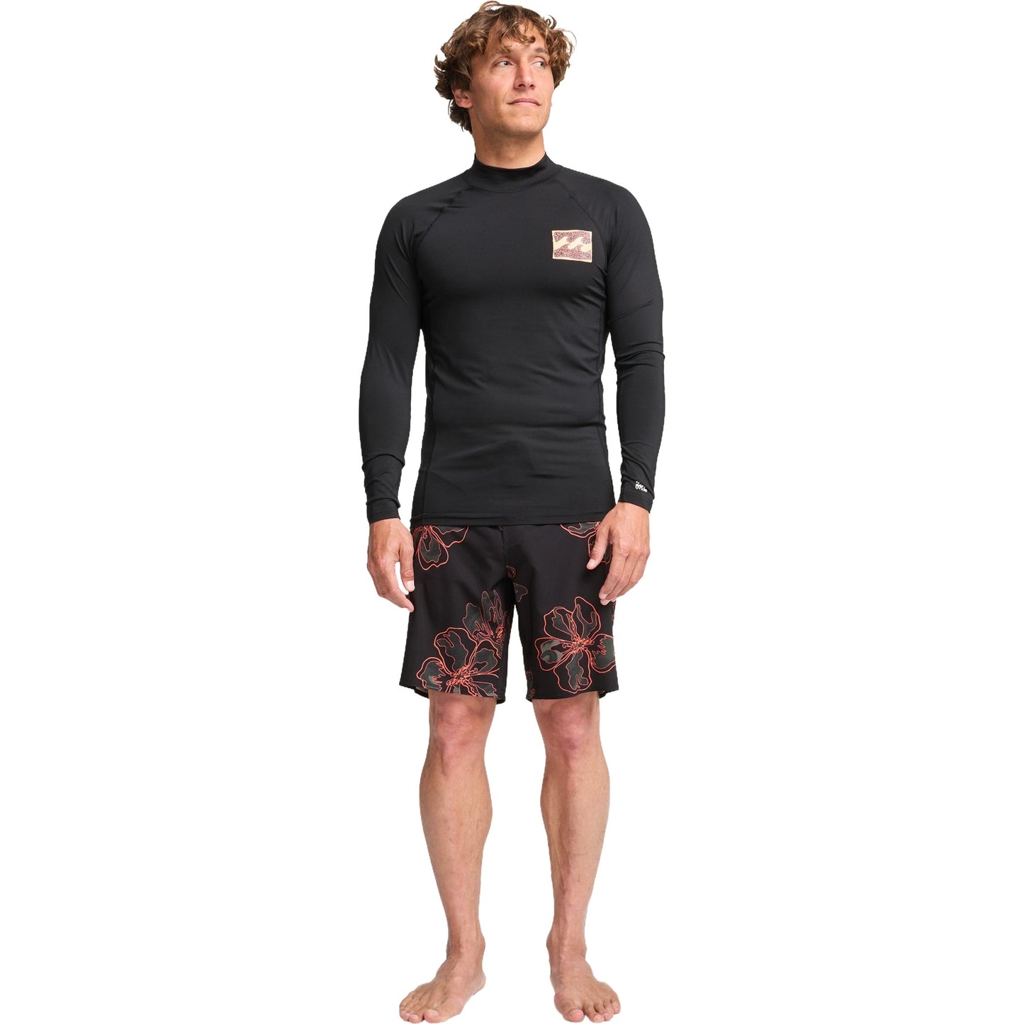 Billabong Mens Re Issue 50+ UPF Long Sleeve Rash Vest