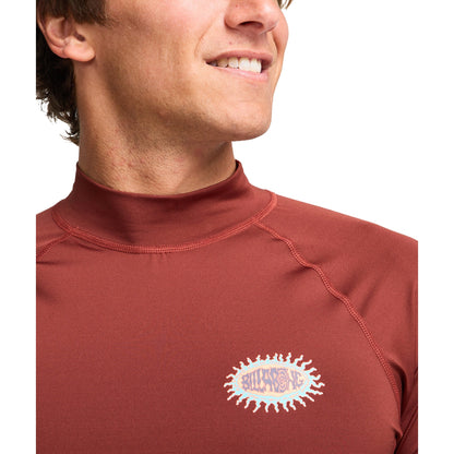 Billabong Mens Re Issue 50+ UPF Long Sleeve Rash Vest