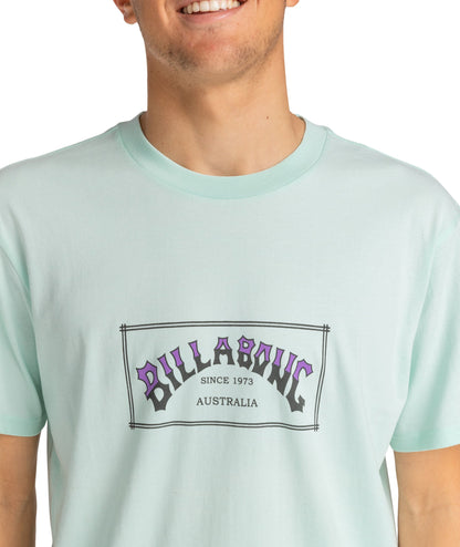 Billabong Mens Arch Short Sleeve T-Shirt Top Tee Shirt Cotton Graphic Crew Neck