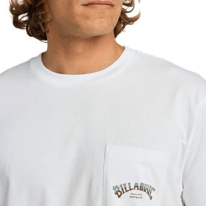 Billabong Mens Stacked Arch Short Sleeve T-Shirt