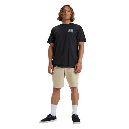 Billabong Mens Crayon Wave Short Sleeve T-Shirt