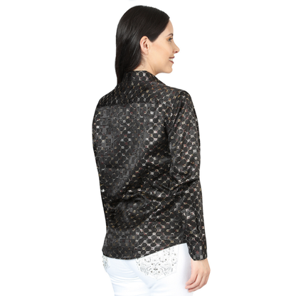 El General Black/Gold Casual Long-Sleeve Shirt 44558