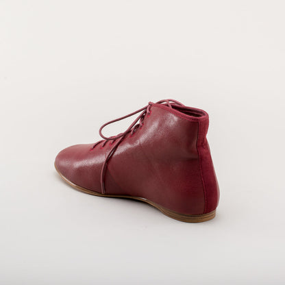 Emma Regency Leather Boots (Oxblood)