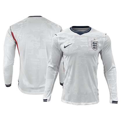 England Home Long Sleeve Player Version Jersey World Cup 2026