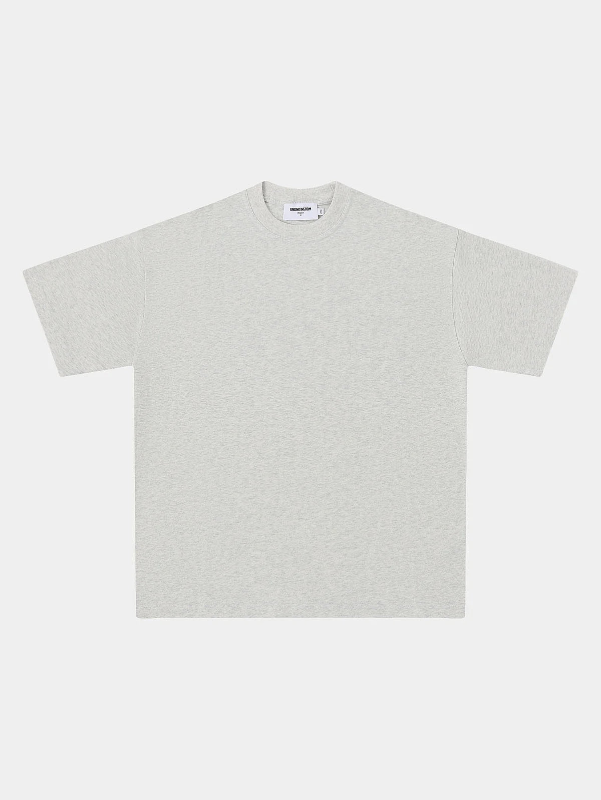 280 GSM LOOSE FIT 'LIGHT FLOWER GRAY' T-SHIRT