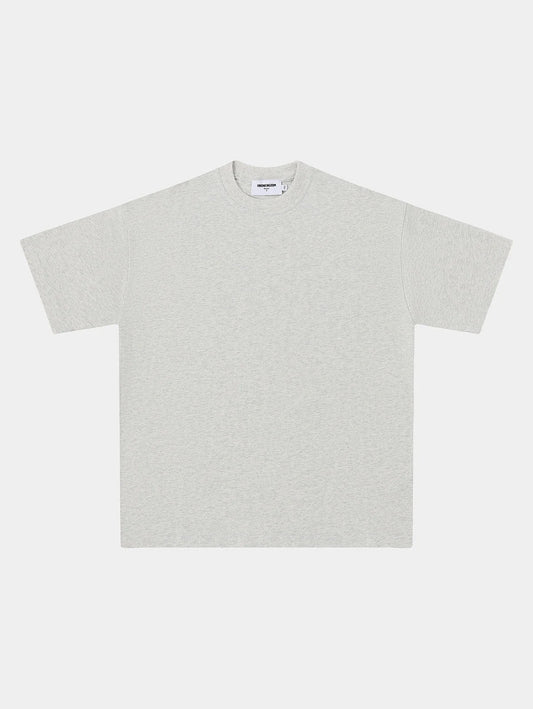 280 GSM LOOSE FIT 'LIGHT FLOWER GRAY' T-SHIRT