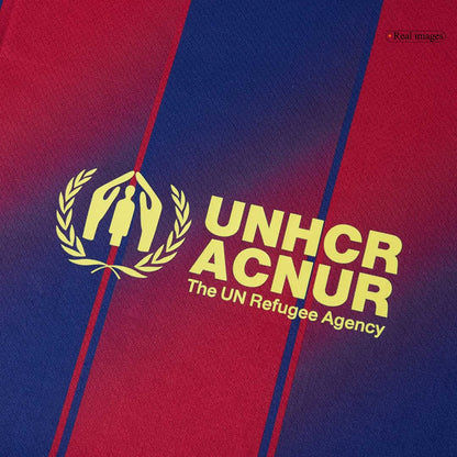 F.DE JONG #21 Barcelona Home Soccer Jersey 2025/26 -UCL