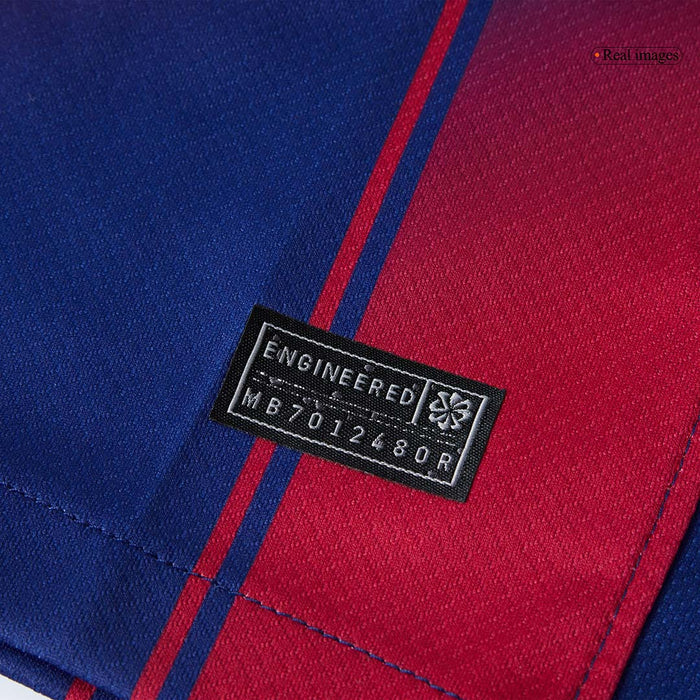 F.DE JONG #21 Barcelona Home Soccer Jersey 2025/26 -UCL