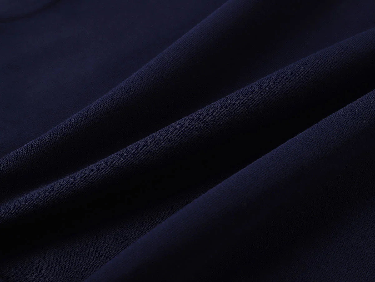 480 GSM TERRY LOOSE FIT 'NAVY BLUE' HOODIE